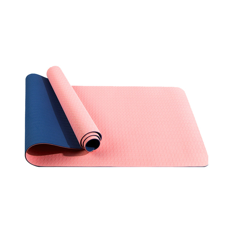 Eco Friendly Non Slip Yoga Mat Premium 6mm Thick TPE Material Yoga and Fitness Mat, Textured Non Slip Surface and Optimal Cushioning