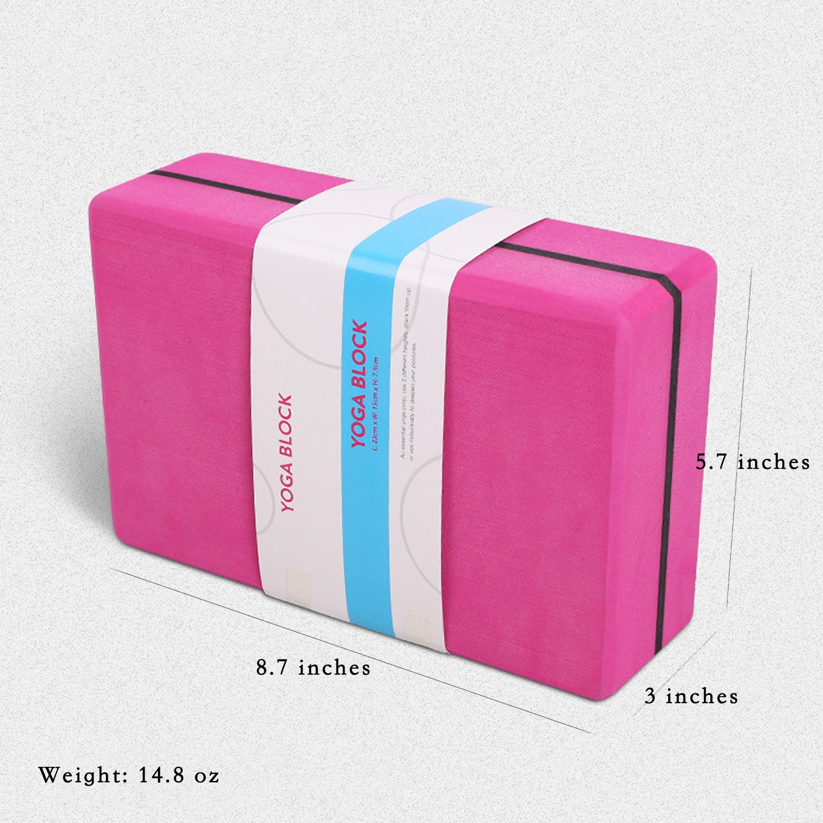 Yoga Blocks 2 Pack High Density EVA Foam Pillow cube Yoga Accessories Pilates Meditation Block to Support and Improve poses and flexibility perfect for Home or Gym