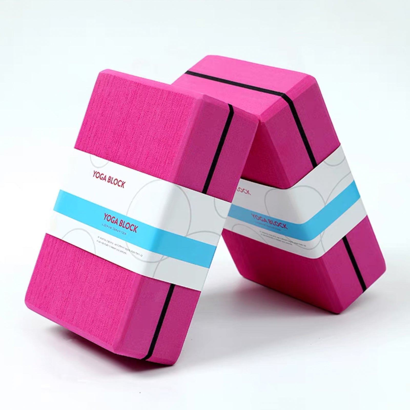 Yoga Blocks 2 Pack High Density EVA Foam Pillow cube Yoga Accessories Pilates Meditation Block to Support and Improve poses and flexibility perfect for Home or Gym