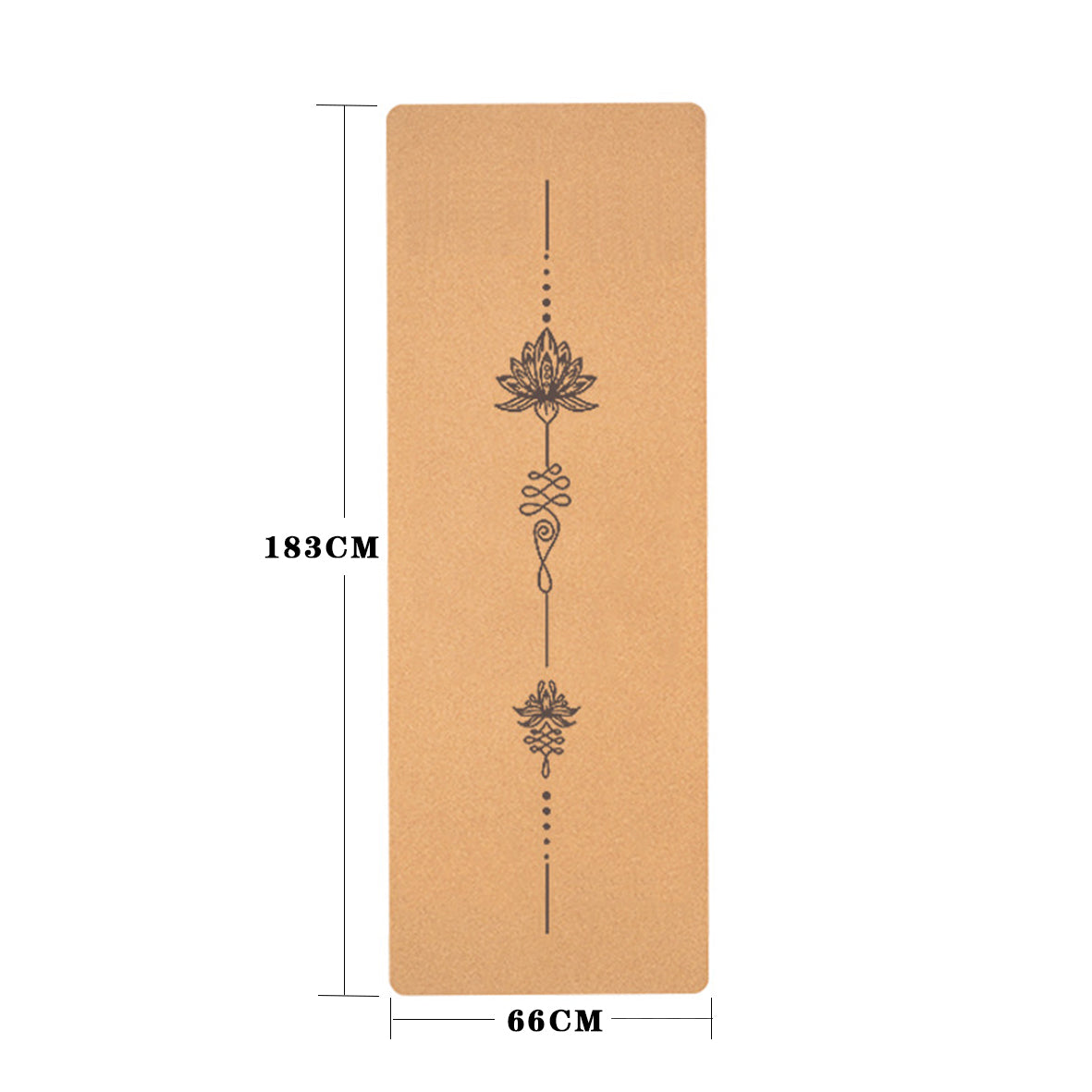 Natural Rubber Cork Large Cork Yoga mat Tall People Natural Rubber Men Women Long Yoga Mats Eco-friendly Yoga Mat Very Long Wide Sustainable Yoga Mats Large X-Large Biodegradable Yoga mat