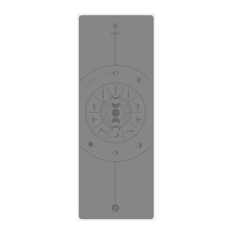 PU rubber yoga fitness mat lengthened and widened non-slip mat