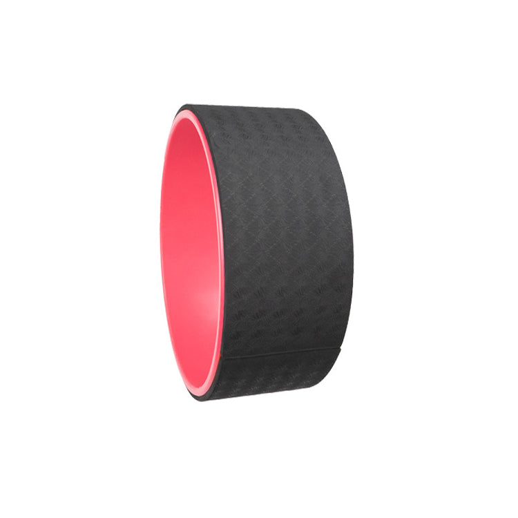 Yoga Wheel - 13" x 5" Strong Premium Back Roller and Stretcher with Thick Cushion for Dharma Yoga Pose, Backbend & Stretching