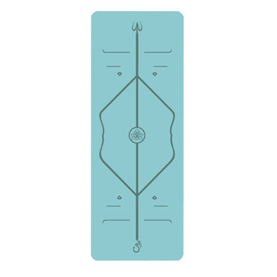 PU rubber thickened yoga mat sweat-absorbing non-slip fitness mat