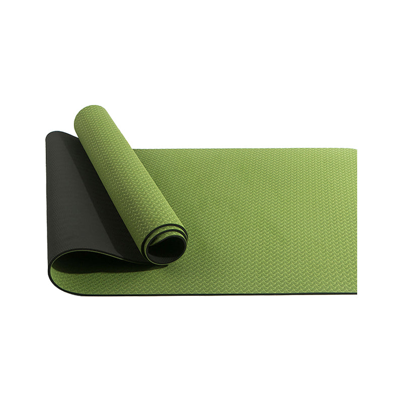 Eco Friendly Non Slip Yoga Mat Premium 6mm Thick TPE Material Yoga and Fitness Mat, Textured Non Slip Surface and Optimal Cushioning