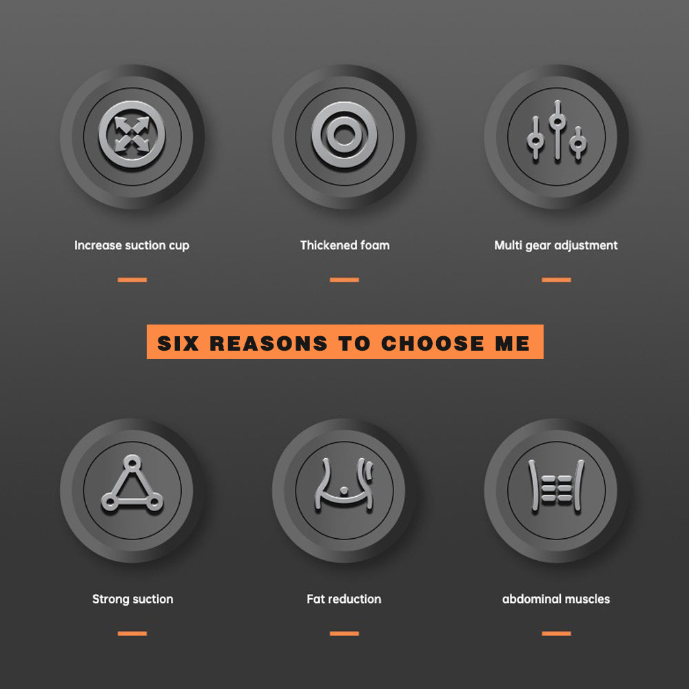 Sit-up aid, portable sit-up exercise equipment with 2 strong suction cups and adjustable stand