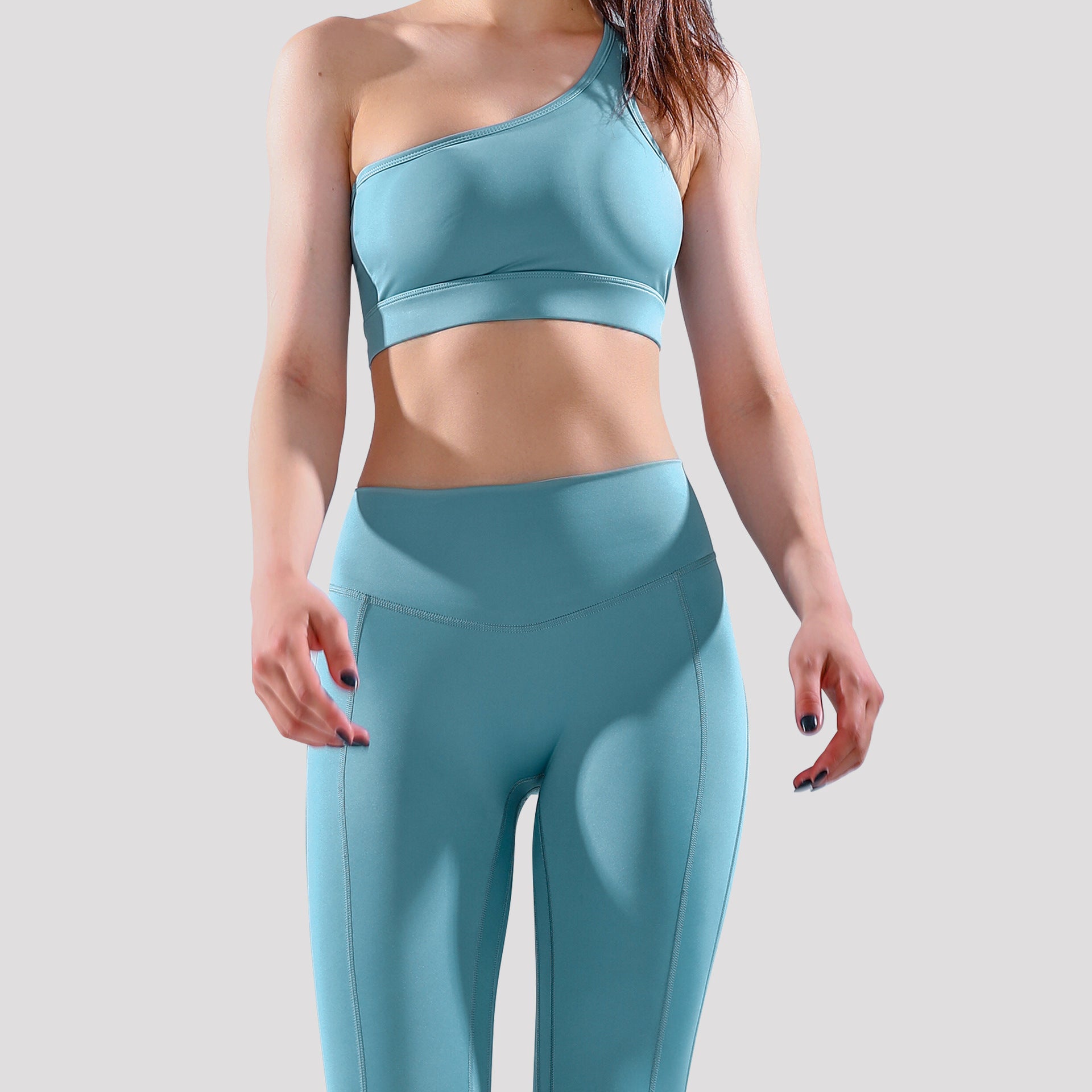 Women Workout Sets 2 Pieces Suits High Waisted Yoga Leggings with Stretch Sports Bra Gym Tracksuits Active Set