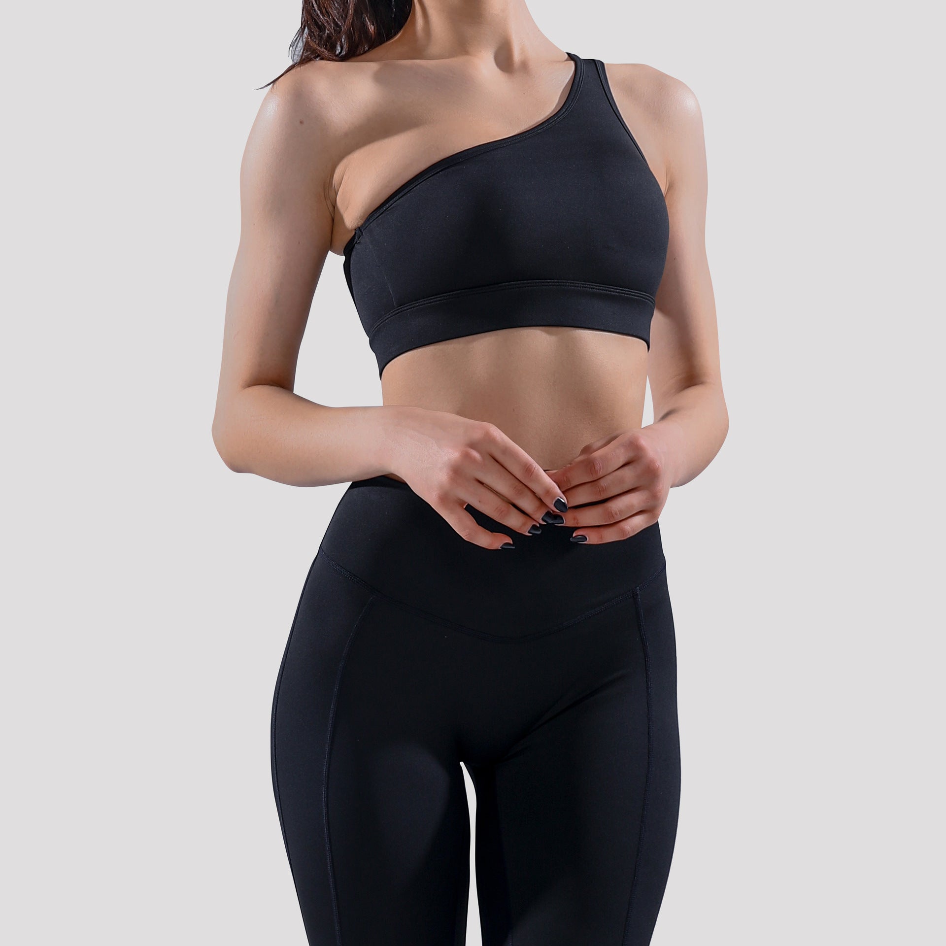 Women Workout Sets 2 Pieces Suits High Waisted Yoga Leggings with Stretch Sports Bra Gym Tracksuits Active Set