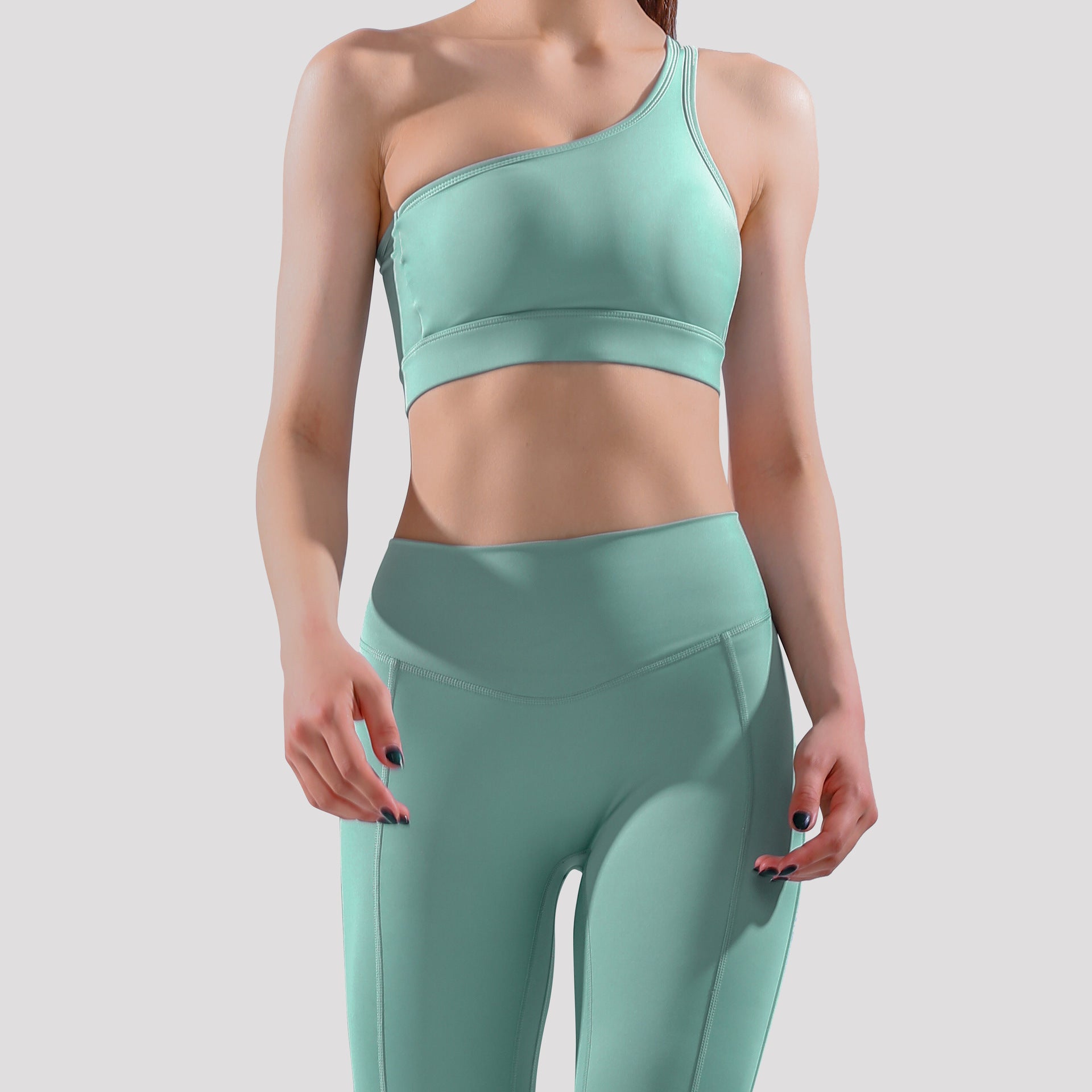 Women Workout Sets 2 Pieces Suits High Waisted Yoga Leggings with Stretch Sports Bra Gym Tracksuits Active Set