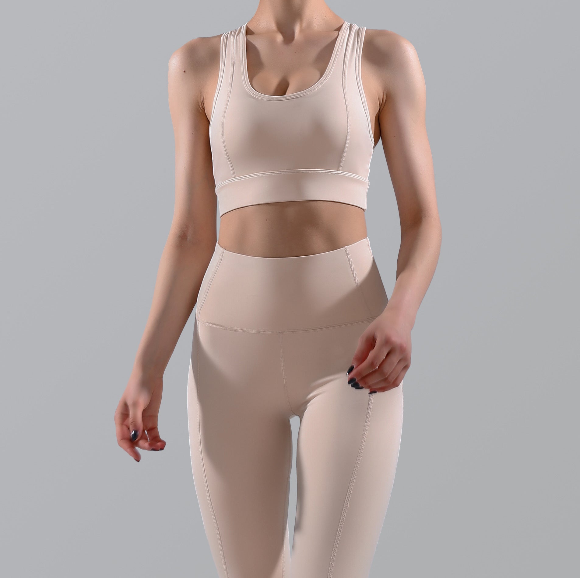 Workout Sets for Women 2 Piece Yoga Outfits Set Workout Tracksuits Sports Bra High Waist Legging Active Wear Athletic Set